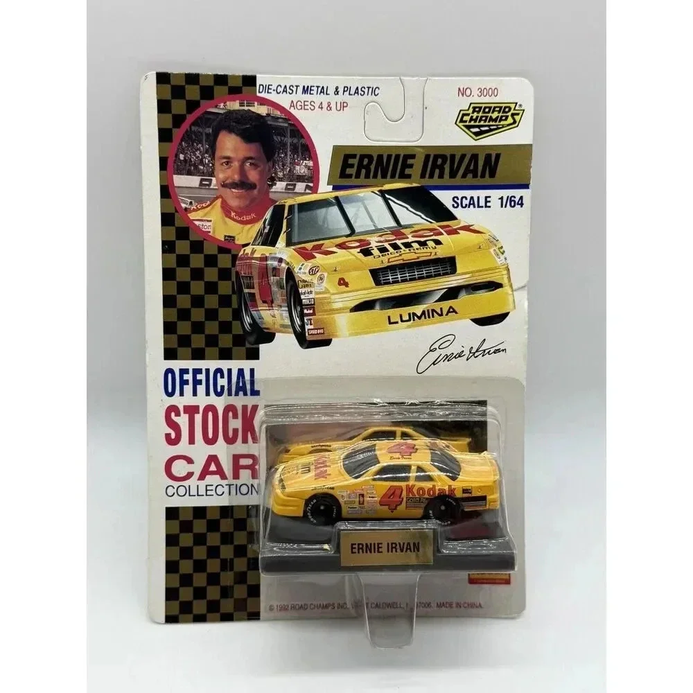 1992 Ernie Irvin‎ #4 Kodak Road Champs 1:64 Nascar Diecast New Factory Sealed